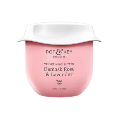 Dot & Key: Velvet Body Butter Damask Rose & Lavender With 5% Shea - 200ml