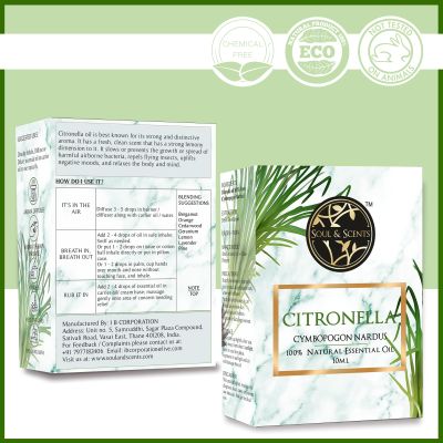 Soul & Scents: Citronella Essential Oil 10ml