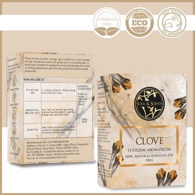 Soul & Scents: Clove Essential Oil 10ml