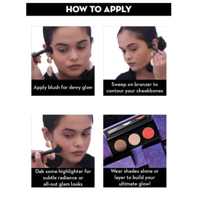 Sugar Cosmetics : Contour De Force - Face Palette with Lightweight Blush, Highlighter And Bronzer - 01 Subtle Summit -12gm