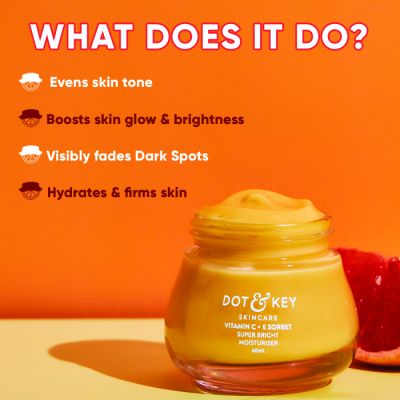 Dot & Key: Vitamin C + E Sorbet Super Bright Moisturizer - 60ml