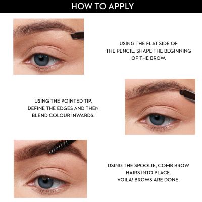 Sugar Cosmetics : Arch Arrival - Brow Definer - 04 Felix Onyx (Dark Blackish Brown Brow Definer) - 0.35