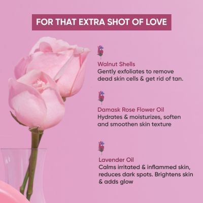 Dot & Key: Smoothing Gel Body Scrub Damask Rose & Lavender - 200ml