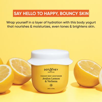 Dot & Key: Yoghurt Body Moisturizer Avalon Lemon & Verbena - 200ml