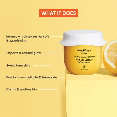 Dot & Key: Yoghurt Body Moisturizer Avalon Lemon & Verbena - 200ml