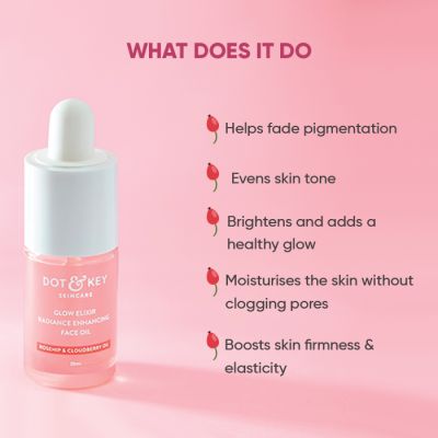 Dot & Key: Glow Elixir Radiance Enhancing Face Oil - 20ml