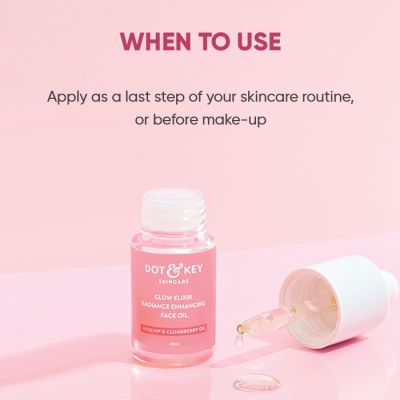 Dot & Key: Glow Elixir Radiance Enhancing Face Oil - 20ml