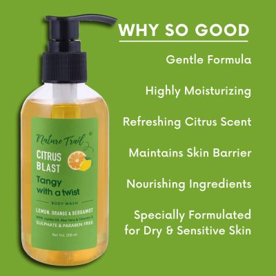 Nature Trail: Citrus Blast Body Wash - 200 ml