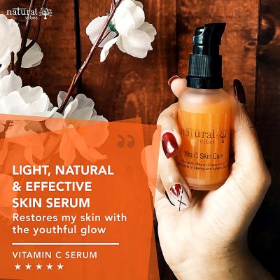 Natural Vibes: Ayurvedic Vitamin C Skin Care Serum - 30 ml [CLONE]