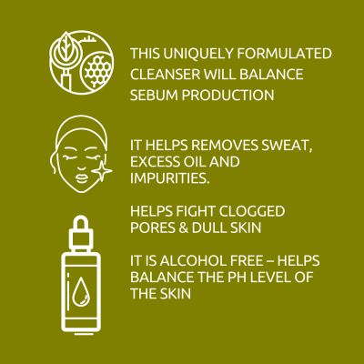 Amayra Naturals: Soap-Free | Hemp & Aloe Face Wash Cleanser - 100 ml