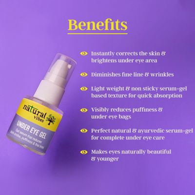 Natural Vibes: Under Eye Gel Serum - 20ml [CLONE]