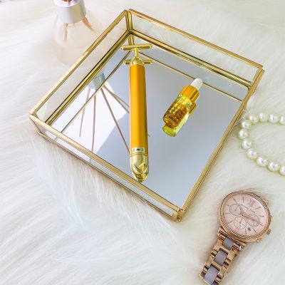 Natural Vibes: 24k Gold Vibrating Face Roller & Sculptor with FREE Gold Beauty Elixir Oil [CLONE]