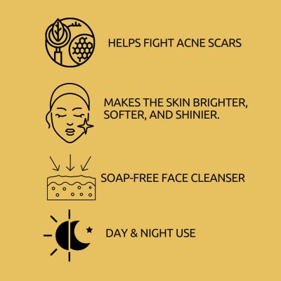 Amayra Naturals: Nyra Face Wash Powder Exfoliates & Brightens Turmeric+Aloe Vit C - 25 gm