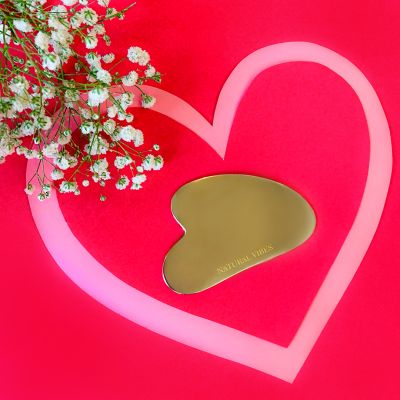 Natural Vibes: Kwansha ( Kansa + Gua Sha) Face Massager with FREE Gold Beauty Elixir Oil [CLONE]