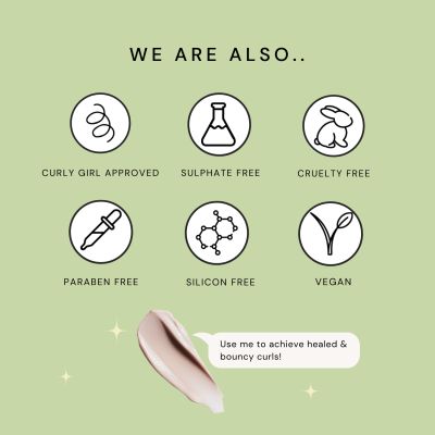 Fix My Curls : Protein Powered Deep Conditioning Mask With Amla, Quinoa, Avocado Oil, & Brown Algae Extract for Curly and Wavy Hair -300gm