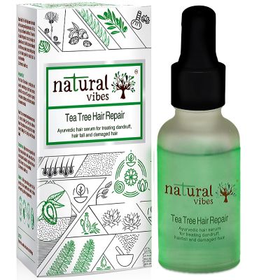 Natural Vibes: Ayurvedic Tea Tree Hair Repair Serum - 30 ml [CLONE]