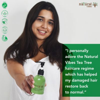 Natural Vibes: Ayurvedic Tea Tree Hair Conditioner - 150 ml [CLONE]