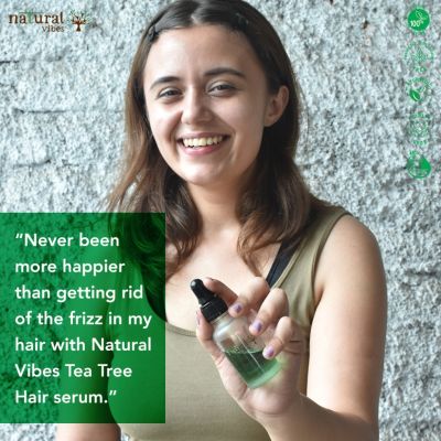 Natural Vibes: Ayurvedic Tea Tree Hair Repair Serum - 30 ml [CLONE]