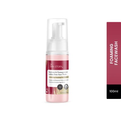 The Skin Story: Beetroot & Pomegranate Sulphate Free Foaming Facewash - 100ml