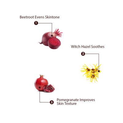 The Skin Story: Beetroot & Pomegranate Sulphate Free Foaming Facewash - 100ml