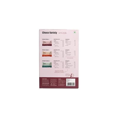 The Whole Truth: Protein BarsChoco Variety (2 Double Cocoa Bars, 2 Coconut Cocoa Bars, 2 Coffee Cocoa Bars) Pack of 6 (6 x 52g)