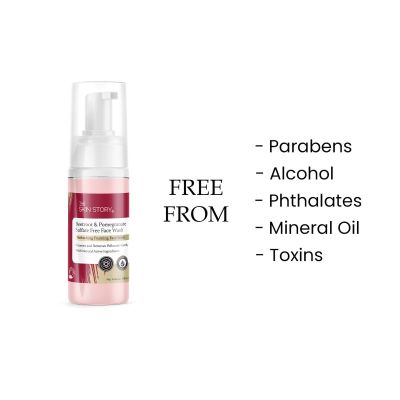 The Skin Story: Beetroot & Pomegranate Sulphate Free Foaming Facewash - 100ml