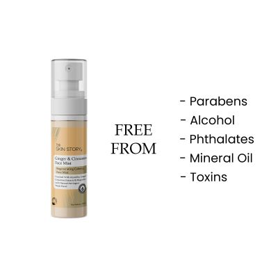 The Skin Story: Ginger & Cinnamon Face Mist with Magnesium - 100ml