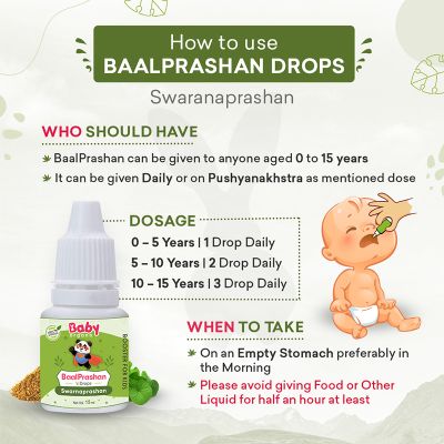 BabyOrgano: Swarnaprashan Drops for Kids | Suvarnaprashan Immunity Booster with 24CT Gold Extract 15ml