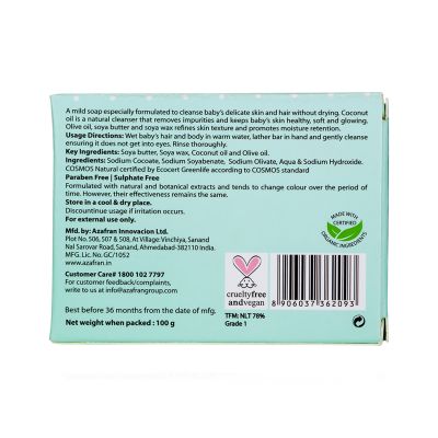 azafran: Azafran Baby Moisturizing Soap - 100gm