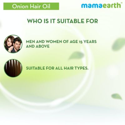Mamaearth: Onion Hair Oil for hair growth with Onion & Redensyl for Hair Fall Control - 250ml