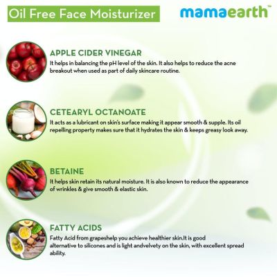 Mamaearth: Oil Free Moisturizer For Face With Apple Cider Vinegar - 60ml