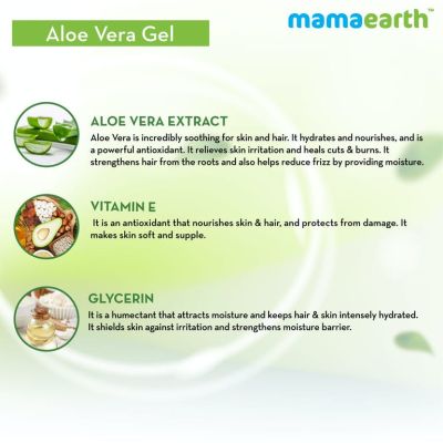 Mamaearth: Aloe Vera Gel For Face - 300ml