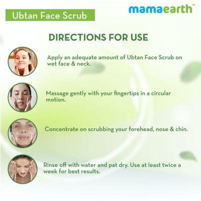 Mamaearth: Ubtan Face Scrub for fresh skin - 100 g