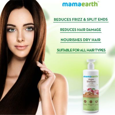 Mamaearth: Argan Shampoo With Argan & Apple Cider Vinegar for frizz free hair - 250ml