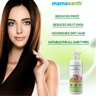Mamaearth: Argan & Apple Cider Vinegar Conditioner for frizz free hair - 250 ml