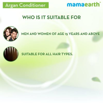 Mamaearth: Argan & Apple Cider Vinegar Conditioner for frizz free hair - 250 ml
