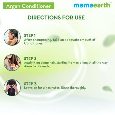 Mamaearth: Argan & Apple Cider Vinegar Conditioner for frizz free hair - 250 ml