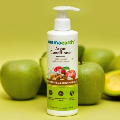 Mamaearth: Argan & Apple Cider Vinegar Conditioner for frizz free hair - 250 ml