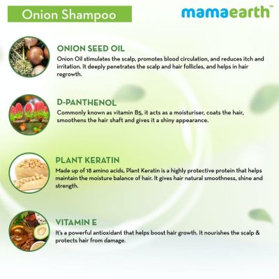 Mamaearth: Onion Shampoo - 400ml
