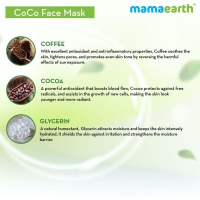Mamaearth: CoCo Face Mask for detoxification - 100gm
