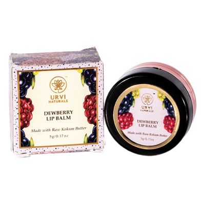 WOW: Urvi Naturals Extra Virgin Coconut Oil, Dewberry Lip Balm Free