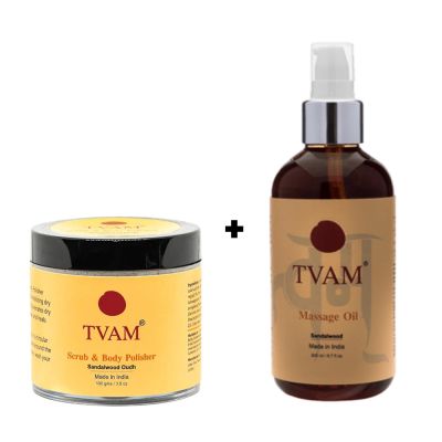 TVAM: Sandalwood Oudh Scrub with Sandalwood Oil