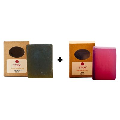 TVAM: Green Tea & Mint Soap with Lavender Soap