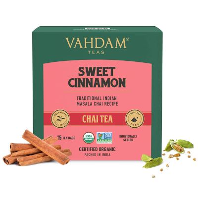Vahdam Teas: Sweet Cinnamon Masala Chai Tea 30gm