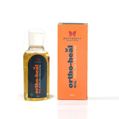 Butterfly Ayurveda: Ortho-Heal Oil - Relieves Muscular, Joint Pain  - (60 ml)