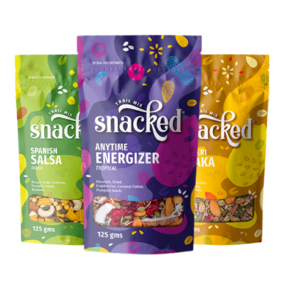 Snacked: 3  For The Price of 2 - Salsa, Peri Peri, Energizer