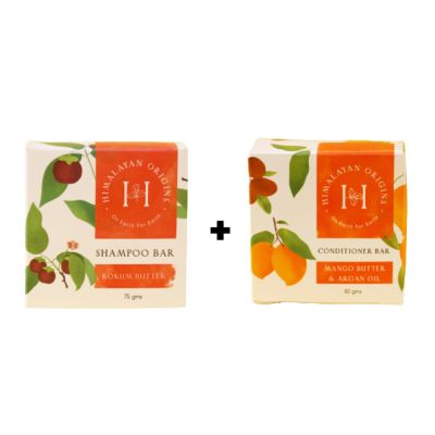 Himalayan Origins India: Kokum Butter Shampoo with Argan Oil Conditioner