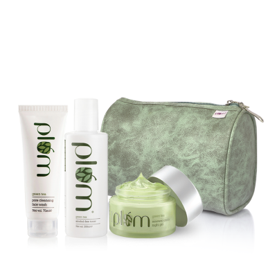 Plum: Green Tea Kit For Clear Skin