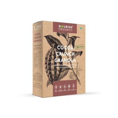 Nourish Organics: Cocoa Crunch Granola - 300 gm