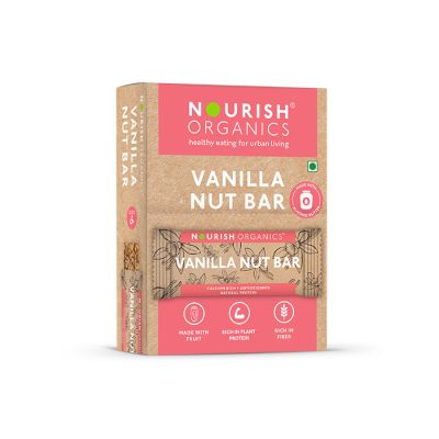 Nourish Organics: Vanilla Nut Bar - 180 gm